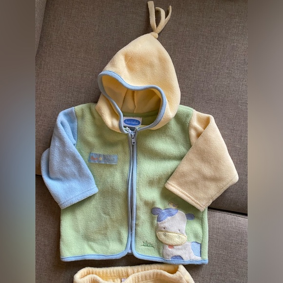 Vintage fleece tracksuit 3-6 months - Picture 2 of 6